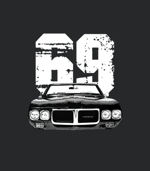 1969 Pontiac Firebird Trans Am Front View With Year