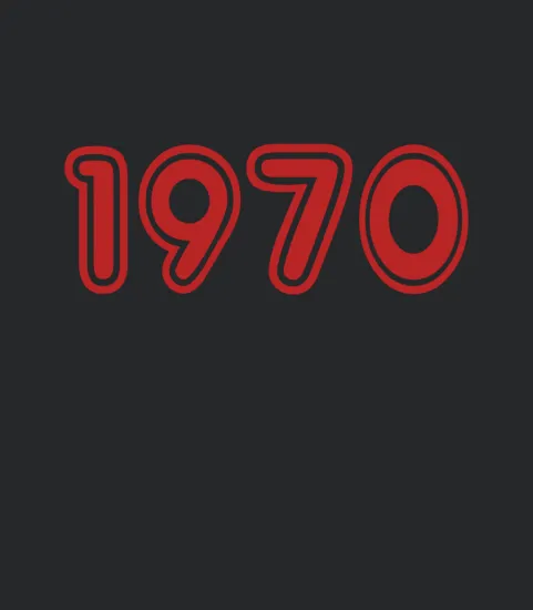 1970 Numbers Year Year Of Birth