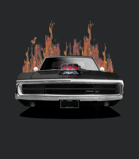 1970 Charger Flame