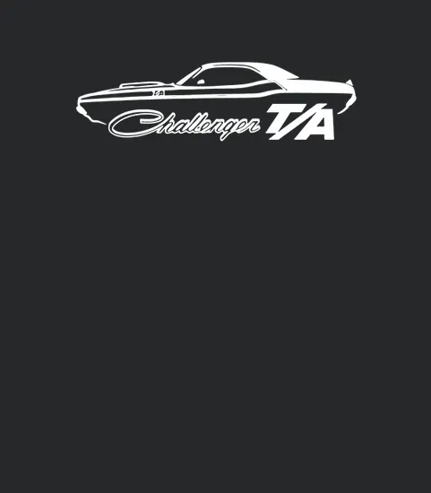 1970 Dodge Challenger Ta Classic Outline Design