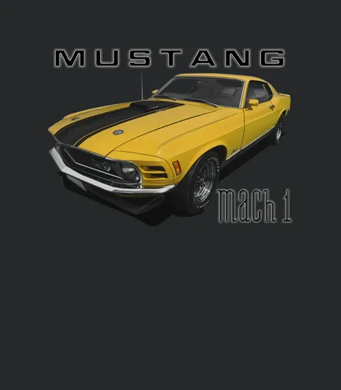 1970 Ford Mach1 Yellow