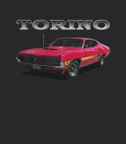 1970 Ford Torino Gt Red