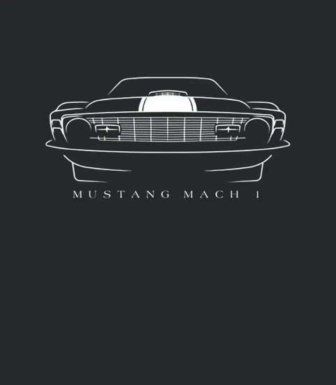 1970 Mustang Mach 1 Stencil