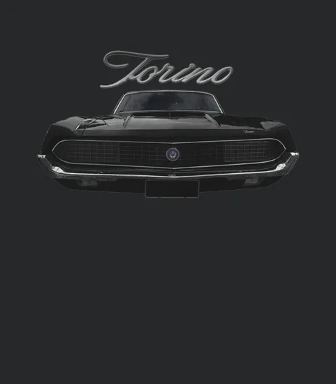 1970 Torino Front Black