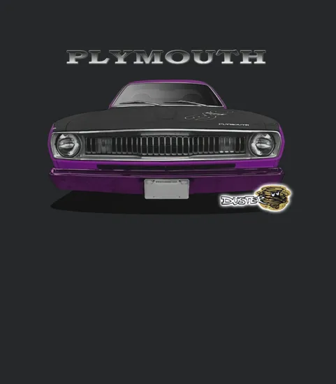 1970s Plymouth Duster Front Plum