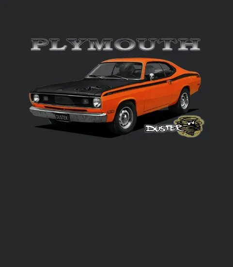 1970s Plymouth Duster Orange