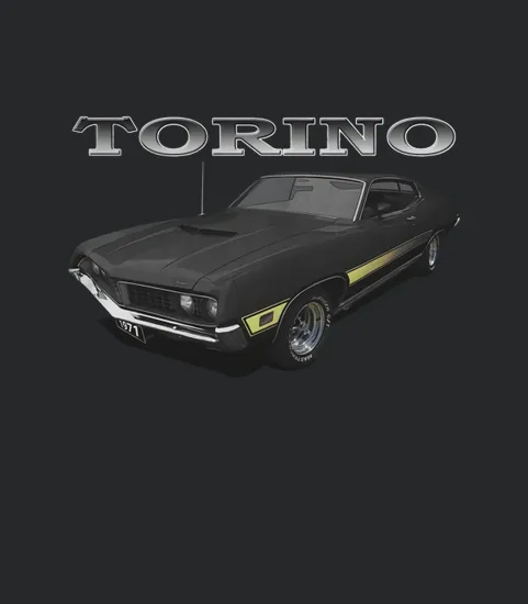 1971 Ford Torino Black