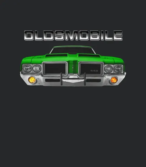 1971 Olds 442 Front Green