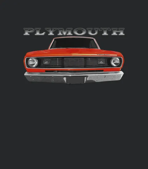 1971 Plymouth Duster Front Orange