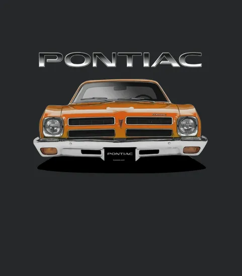 1972 73 Pontiac Ventura Front Orange