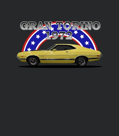 1972 Frod Gran Torino Side Yellow
