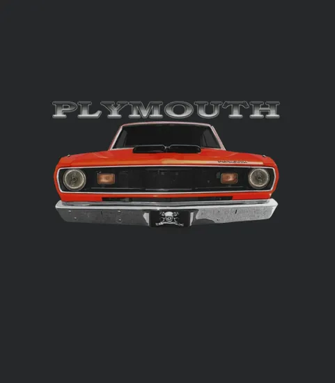 1972 Plymouth Duster Front Orange