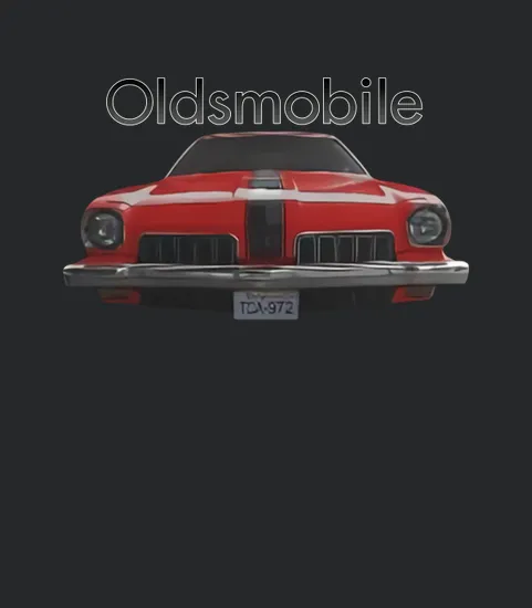 1973 Oldsmobile 442 Front Red