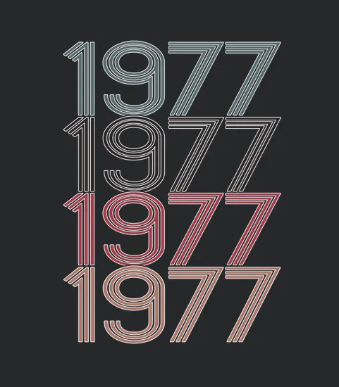 1977 40 Years Old Birthday