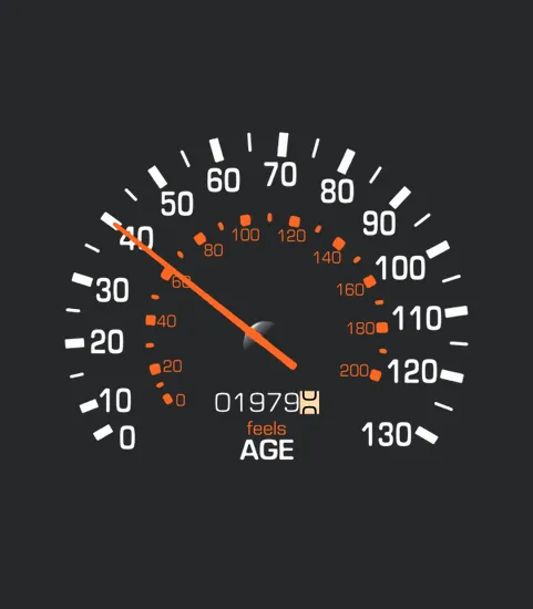1979 Happy 40th Birthday Speedometer