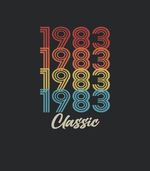 1983 Classic Vintage 1983 Born Made 1983