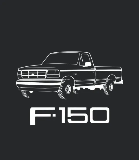 1992 1996 F150 White Print