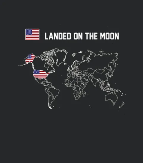1st Country Landed On The Moon America Proud