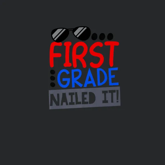 1st First Grade Nailed It Last Day Of School Kid Premium T Men