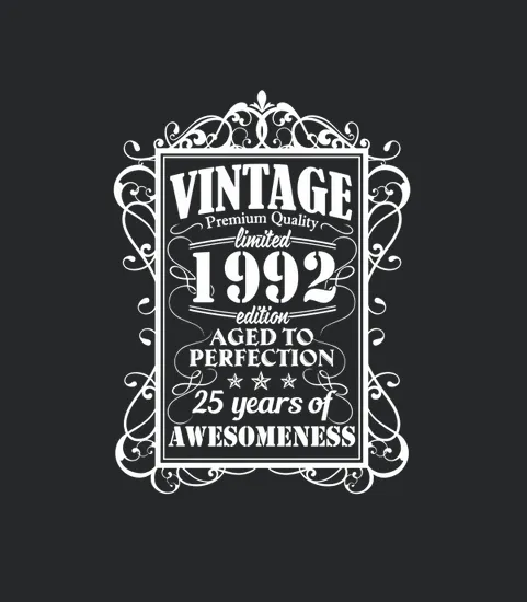 2 Vintage 1992 Good Birthday Funny