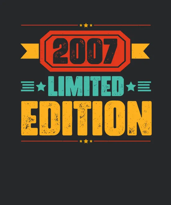 2007 Limited Edition Birthday T Design 1