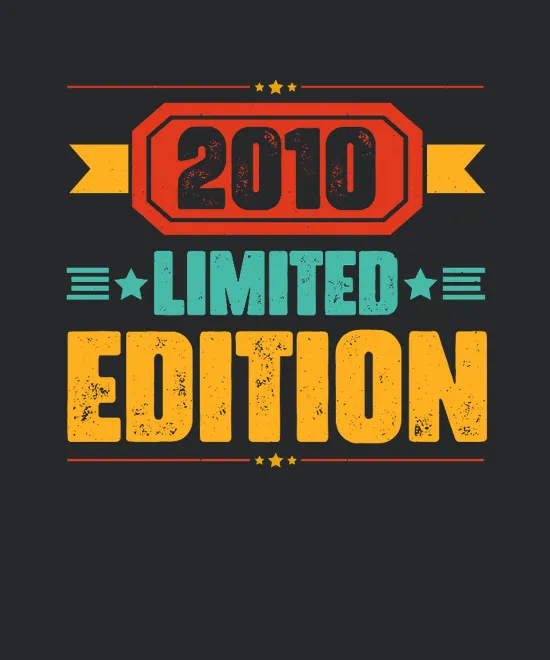2010 Limited Edition Birthday T Design 1