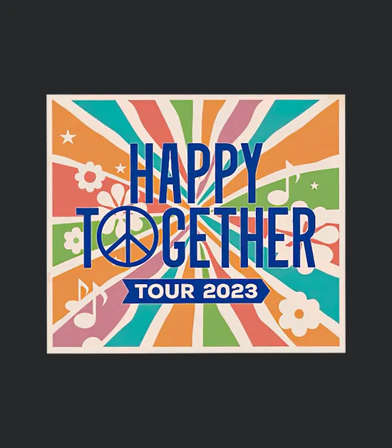 2023 Happy Together Tour Dates Double Sided Trending