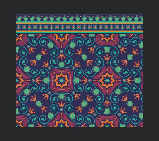 20oz Skinny Tumbler Pattern Ethnic