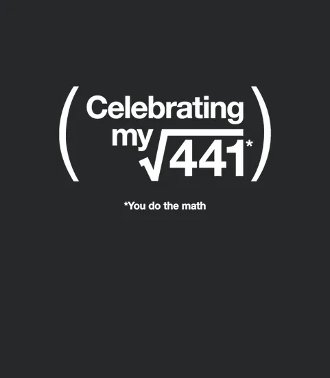 21st Birthday You Do The Math Birthday Gift Idea