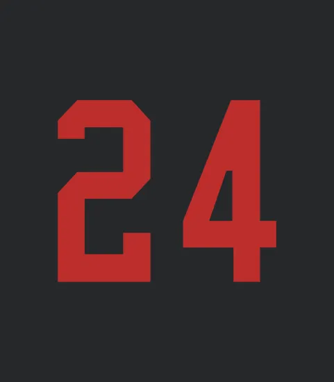 24 Sports Jersey Football Number