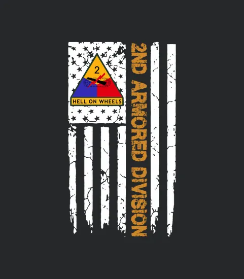 2nd Armored Division American Flag