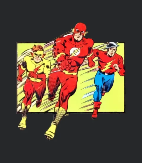3 Flashes Flash Kid Flash Golden Age Flash