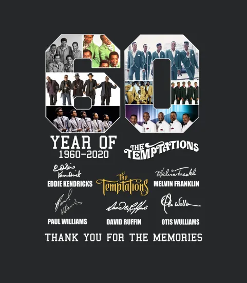60 Year Of The Temptations 1960 2020 Thank You For The Memories