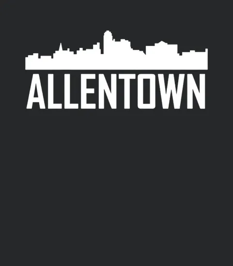 Allentown Pennsylvania City Skyline