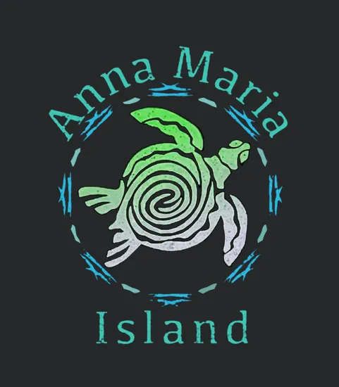 Anna Maria Island Vintage Tribal Turtle 