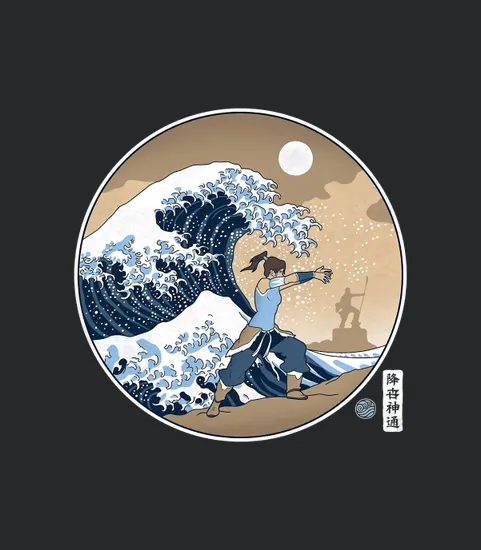 Avatar Waterbender Great Wave