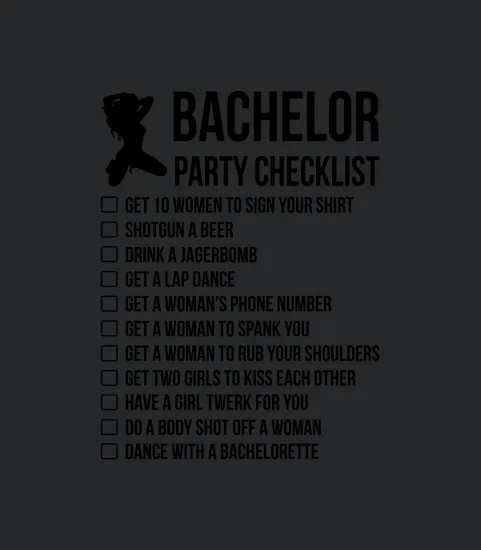 Bachelor Party Checklist