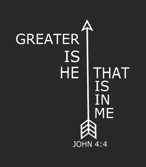 Godly Christian T Greater Is He That Is In Me