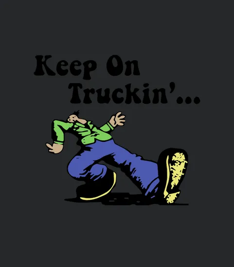 Good Vibes Vintage Keep On Truckin 1970s