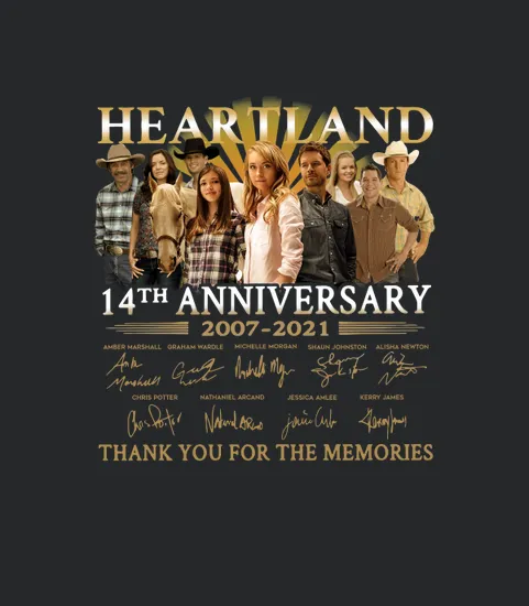 Heartland 14th Anniversary 2007 2021 Thank You For The Memories Signatures