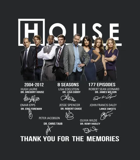 House 2004 2012 8 Seasons Signatures Thank You For The Memories