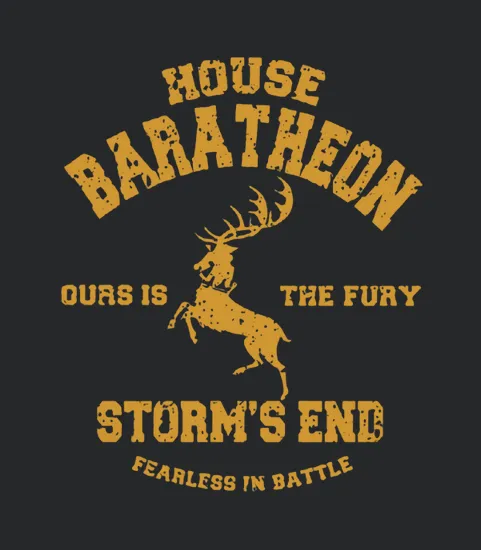 House Baratheon Ours Is The Fury Storm And Fearless In Battle Sweater