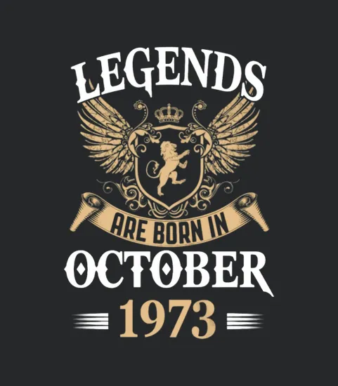 Legends Are Born In October 1973