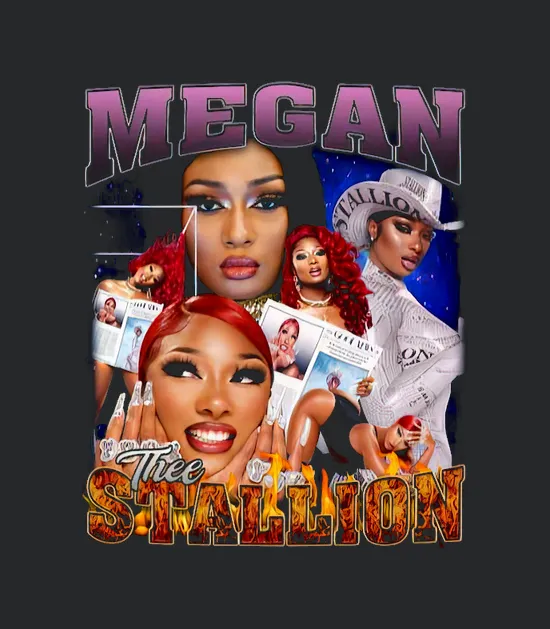 Megan Thee Stallion Rapper 90s Bootleg