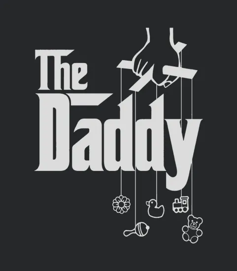 Mens The Daddy First Time Fathers Day New Dad Gift Premium Tee Black Men B074dg1x7x 1