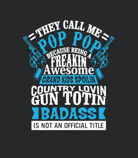 Mens They Call Me Pop Pop A Cool Fathers Day T Gift