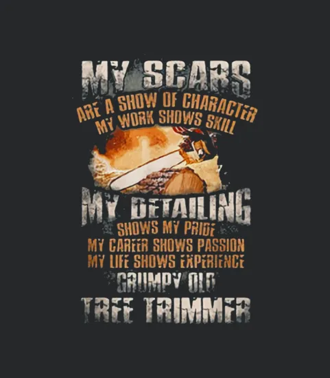Mens Tree Climber Tree Trimmer Arborist Funny Job Pride