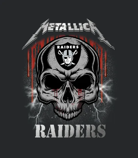Metallic Raiders Skull