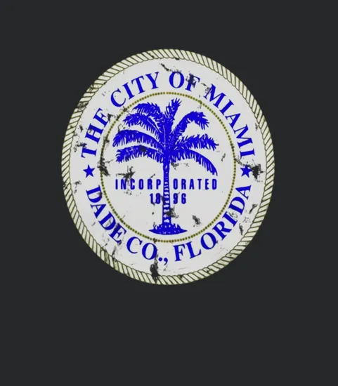 Miami Florida City Seal State Home Pride Dade County
