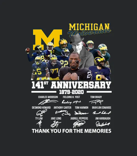 Michigan Wolverines 141st Anniversary 1879 2020 Signatures